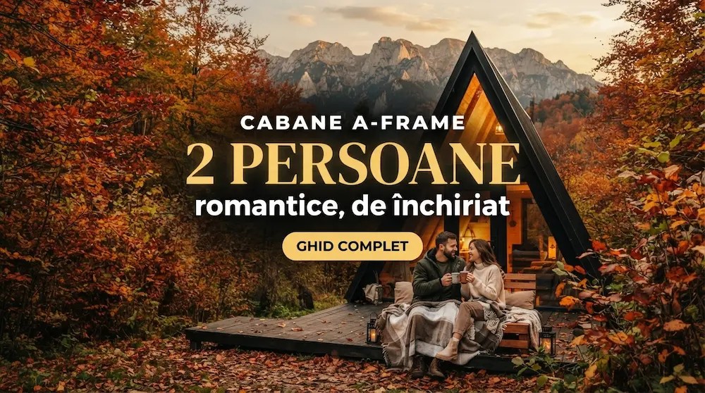 Top Cabane A-Frame Pentru 2 Persoane