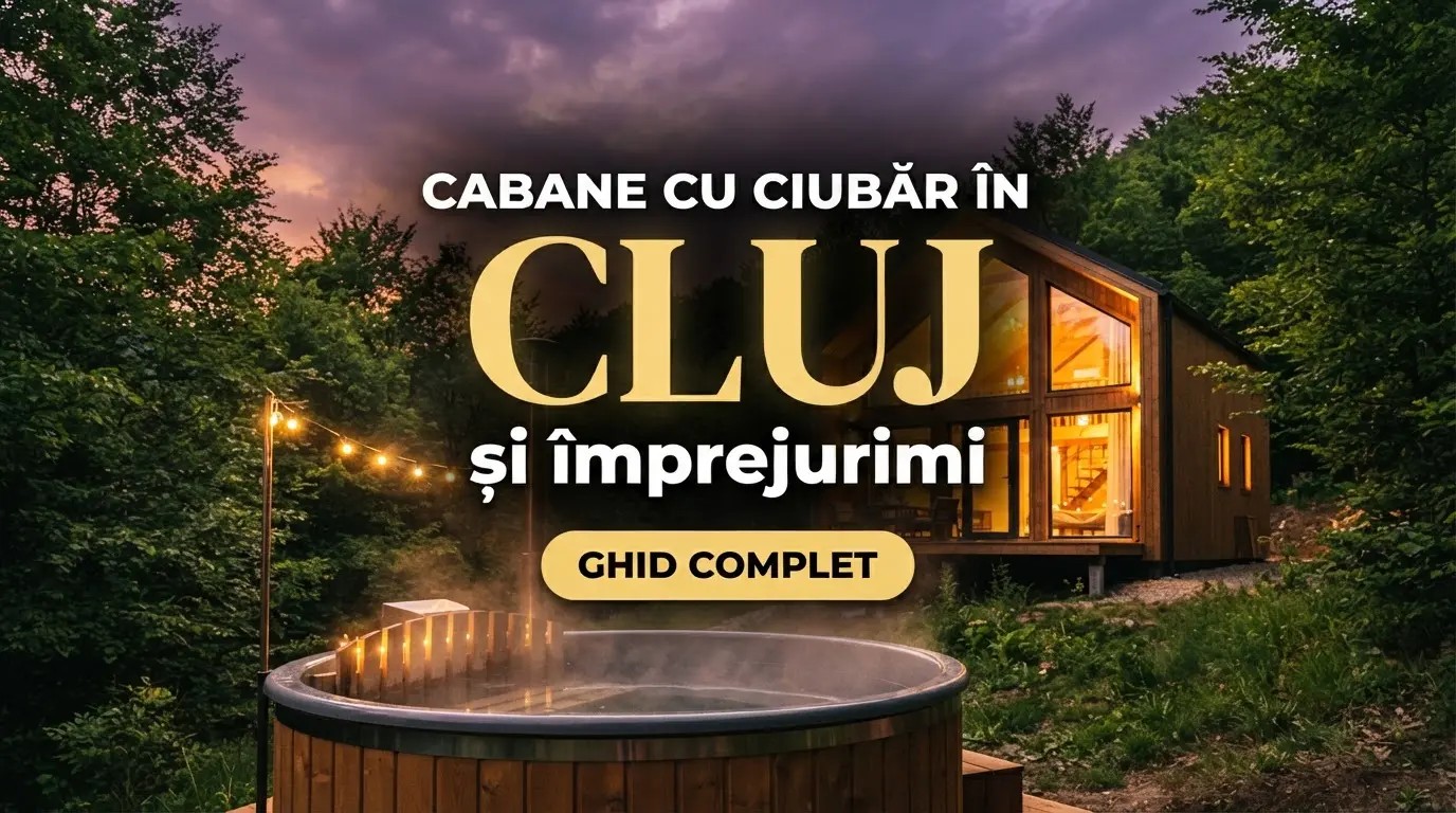 Top 10 Cabane cu Ciubăr de Închiriat în Cluj și Împrejurimi