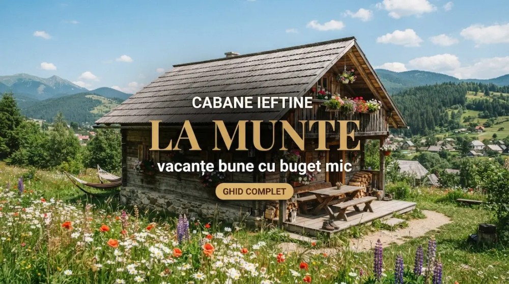 Cabane de Închiriat la Munte Ieftine – 8 Cazări sub 350 lei/Noapte (2026)
