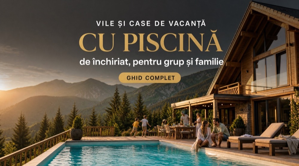 Vile cu Piscină de Închiriat – 10 Case pentru Grupuri (2026)