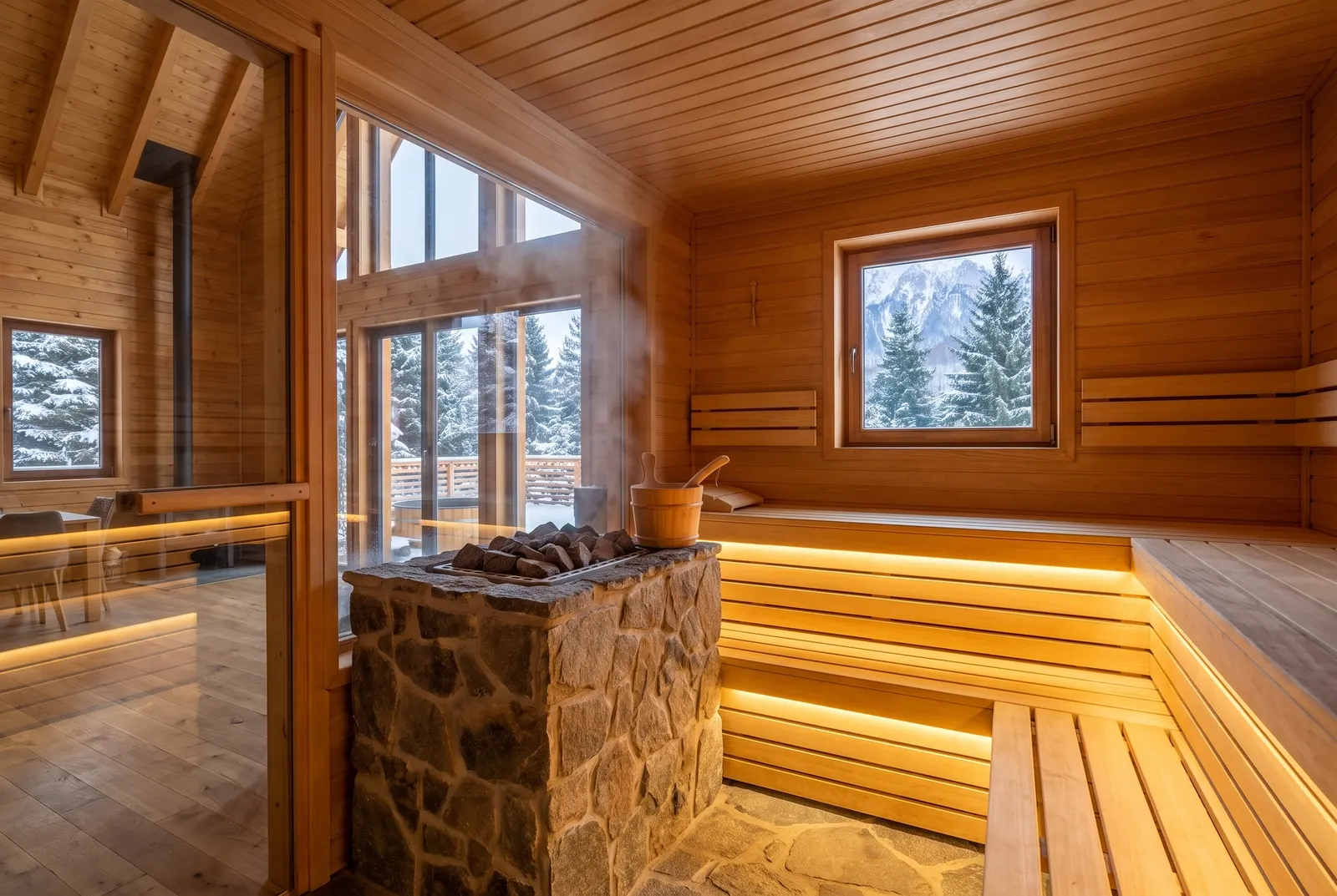 Sauna finlandeză privată