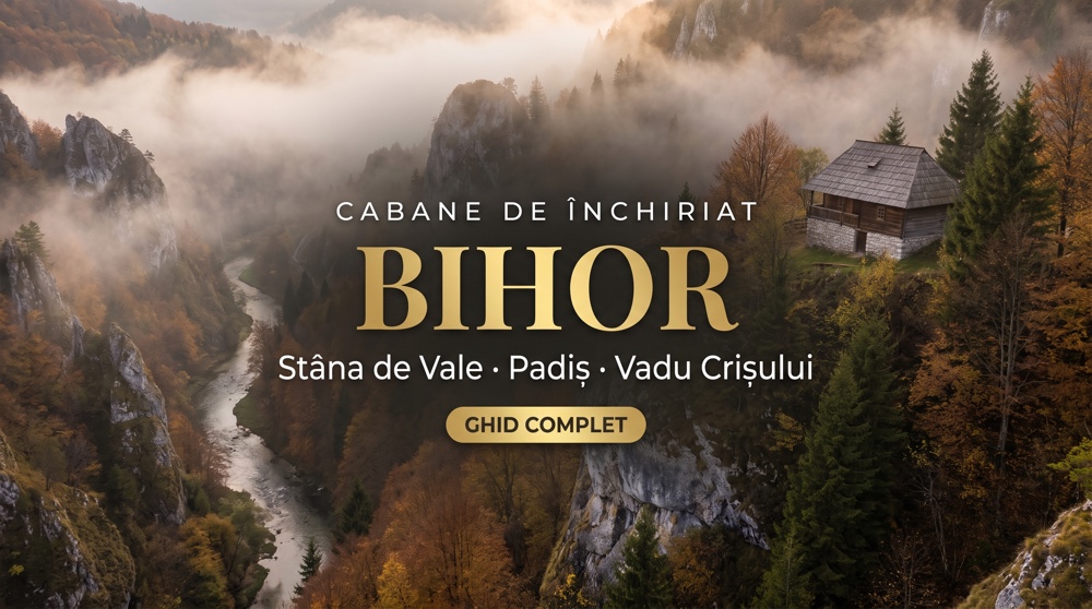 Cabane Bihor de Închiriat 2026: 9 de la Oradea la Padiș