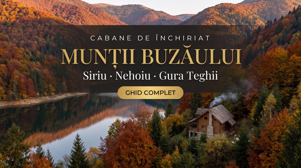 Cabane Buzău: 9 Cazări de la Măgura la Siriu (2026)