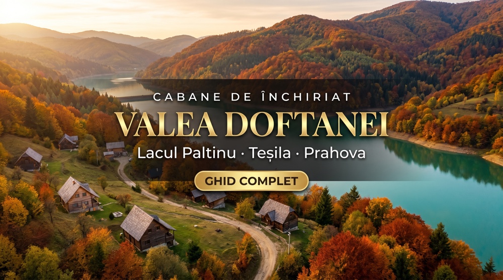 Cabane Valea Doftanei 2026: 9 case la 2 ore de București