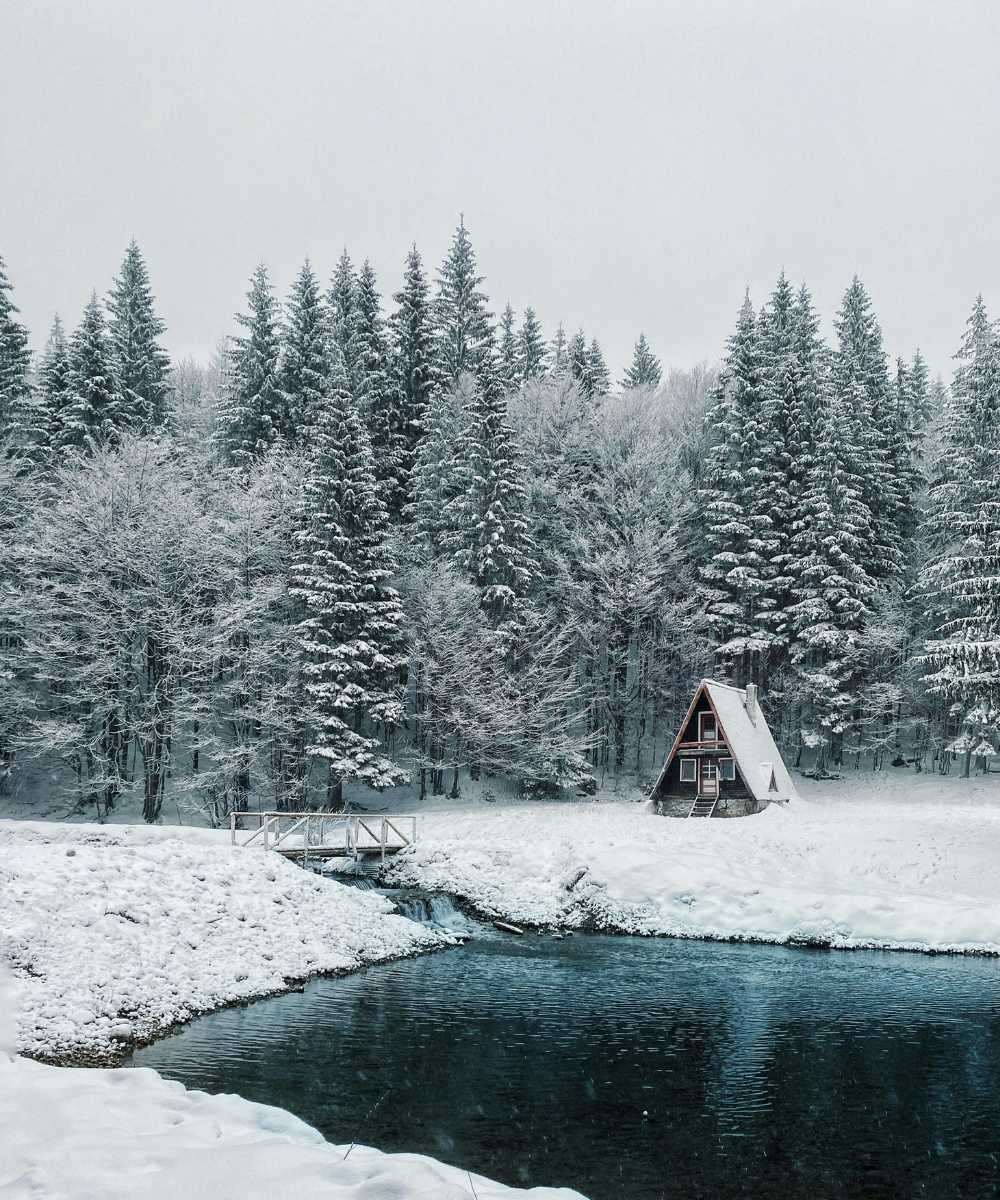 A frame Iarna in Romania