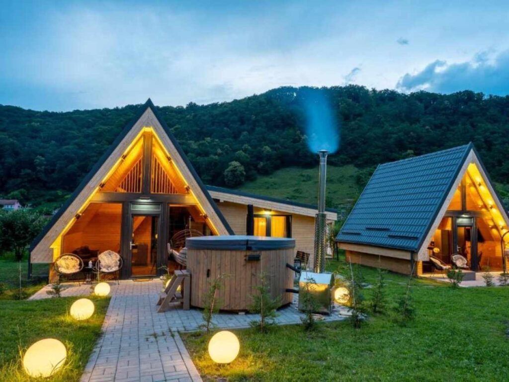 Ungefug A-Frame — Angofa / Sighișoara (județul Mureș) cabana a frame 2 persoane