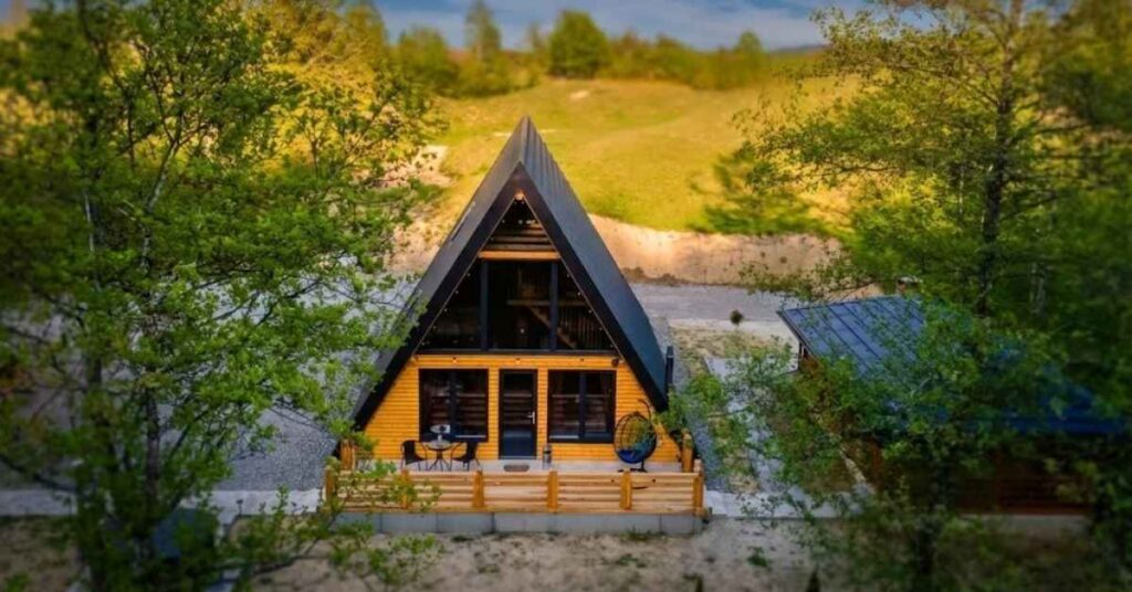 cabana a frame ulici